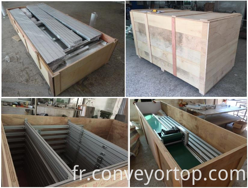 belt conveyor wooden package